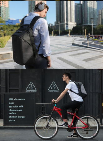 Рюкзак KORIN ClickPack 46х34х16 см, черный