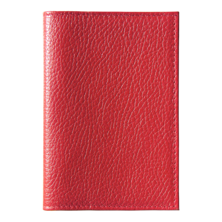 Обложка для автодокументов Leather Sky Flotter Sun из натуральной кожи, красная 4060С