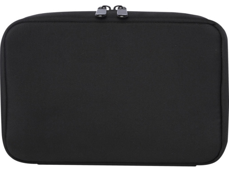 Сумка-органайзер Rise из материалов, переработанных согласно стандарту GRS - сплошной черный