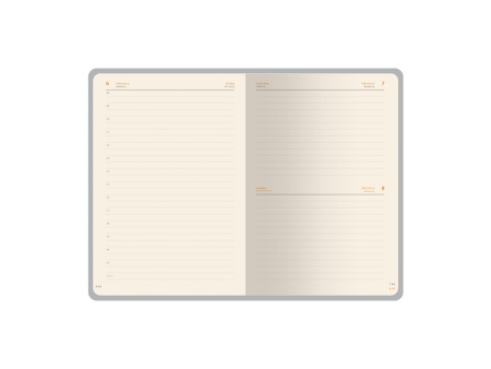 Ежедневник А5 датированный Boston 2026, бордовый с серым обрезом