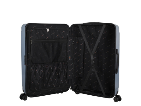 Чемодан Eberhart Craft большой L поликарбонат синий графит 08C-016-428