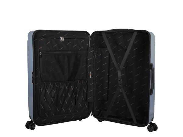 Чемодан Eberhart Craft большой L поликарбонат синий графит 08C-016-428