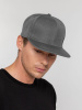Бейсболка Snapback с прямым козырьком, серая Бейсболка Snapback с прямым козырьком, серая