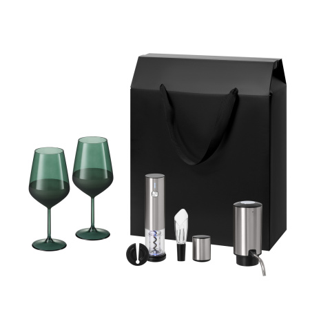 Подарочный набор Эмеральд (Emerald), Винтаро (Vintaro), Данте (Dante) (2 бокала + набор для вина + аэратор)