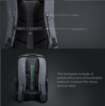 Рюкзак KORIN FlexPack Pro 47х34х18 см, черный