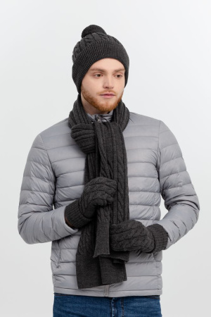 Набор Heat Trick, черный меланж, размер L