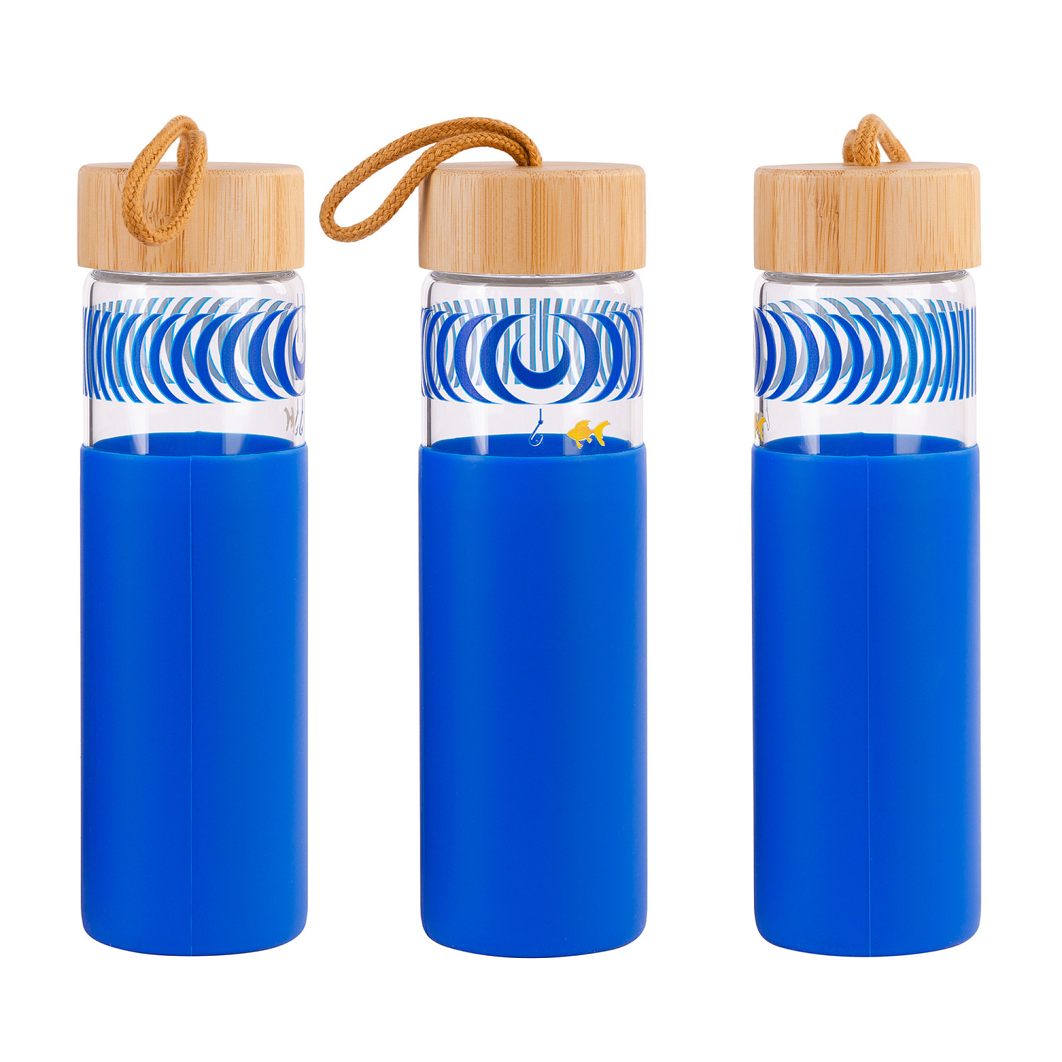 Бутылка для воды "Wellness" в силиконовом чехле