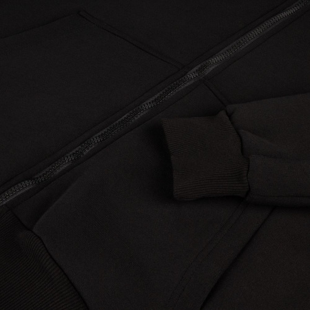 Толстовка унисекс оверсайз Zippy, черная, размер XL/XXL