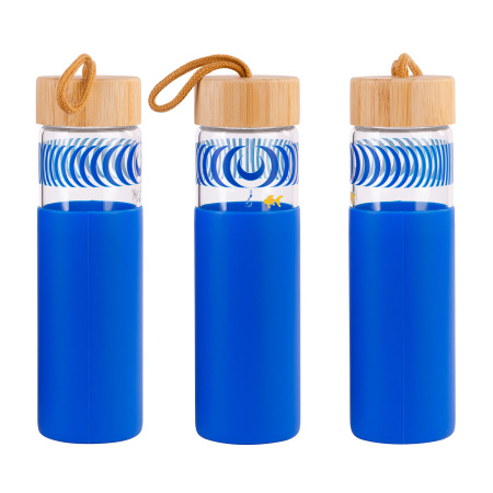 Бутылка для воды "Wellness" в силиконовом чехле