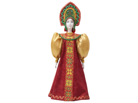 Подарочный набор: кукла фарфоровая, мёд с миксом из орехов