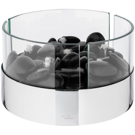 Настольный камин Magnifique с базальтовыми камнями Настольный камин Magnifique с базальтовыми камнями