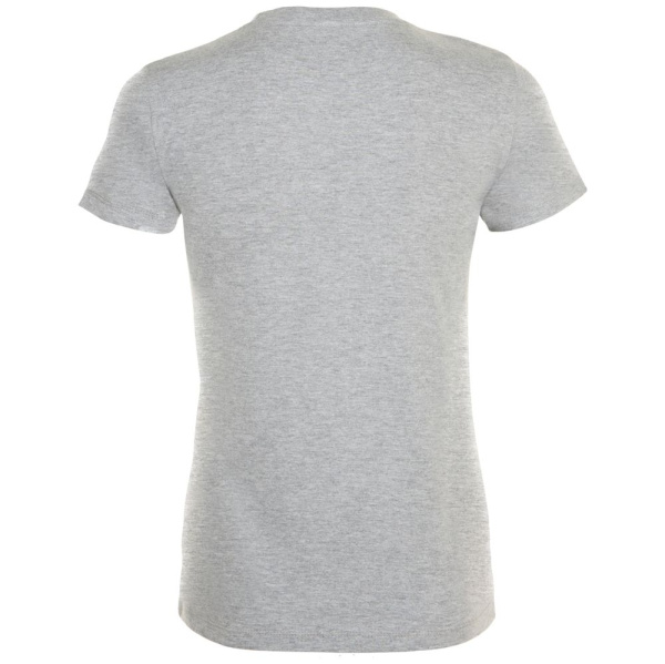 Футболка женская «Ты у меня вот здесь», серый меланж, размер M