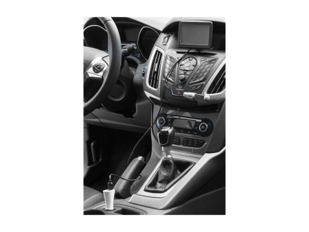 Адаптер автомобильный Split, белый Адаптер автомобильный Split, белый