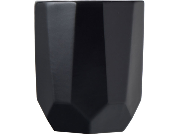 Кружка с гранями Amery, 310мл, черный матовый