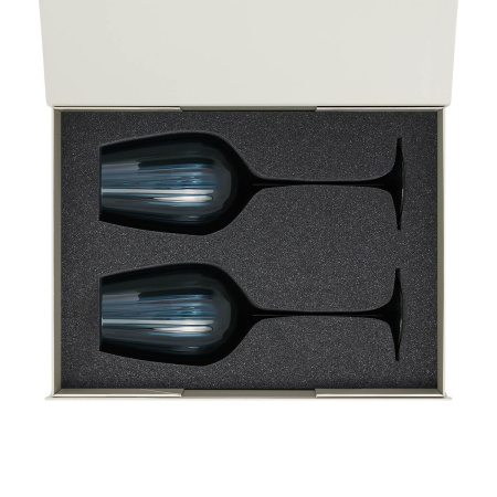 Подарочный набор 2 бокала для вина Тоскана (Toscana) в серой коробке