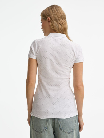 Рубашка поло женская Brandy Women белый/темно-синий, размер XXL