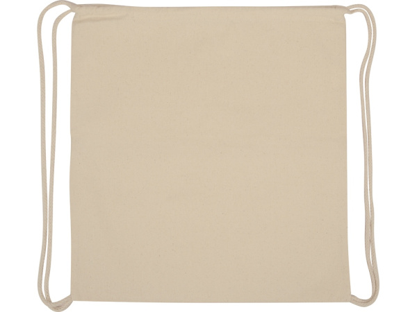 Рюкзак-мешок хлопковый Lark с цветной молнией