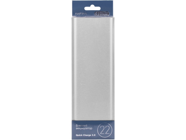 Внешний аккумулятор Rombica NEO AZ220S Quick, 22000 mAh, серебристый
