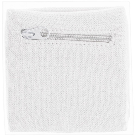 Напульсник с карманом Fiksu, белый