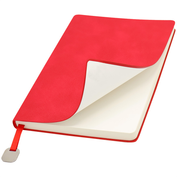 Ежедневник A5 недатированный Farfalla в мягком переплёте, красный