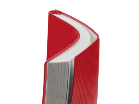 Набор блокнот в гибкой обложке А5 и металлическая шариковая ручка Nabokov, красный