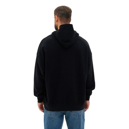 New Gen толстовка-кенгуру (худи) оверсайз велюр 350 г/м2 черный 3XL