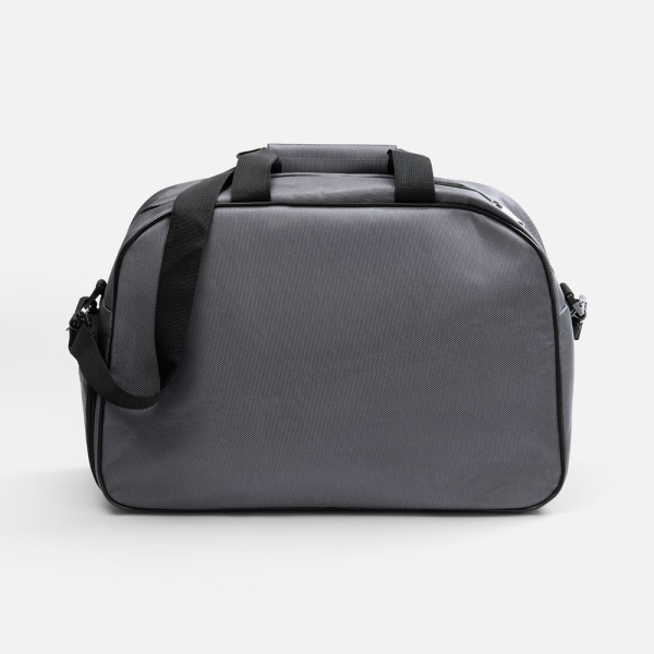 Спортивная сумка Atlantes, светло-серая с черным