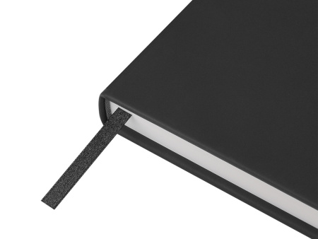 Ежедневник с каменной бумагой недатированный А5 Carrara, черный