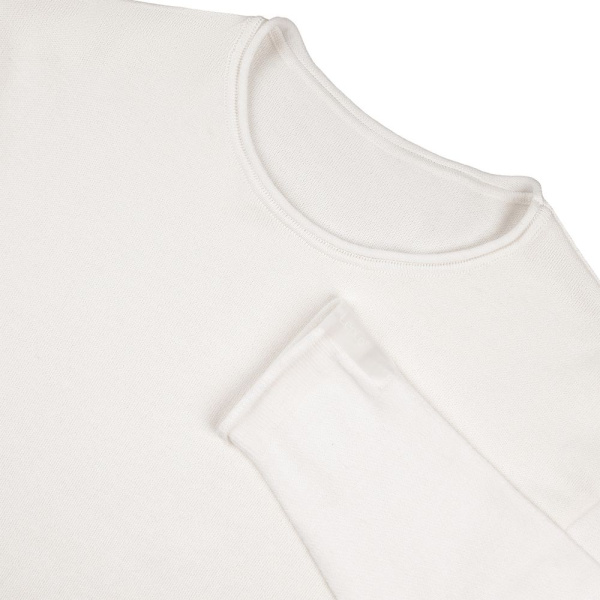 Лонгслив унисекс Siluetti Fuori, молочно-белый, размер S/M