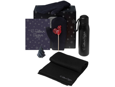 Подарочный набор Re:Air с варежками, шарфом и термосом