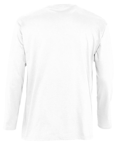Футболка мужская с длинным рукавом Monarch 150 белая, размер S
