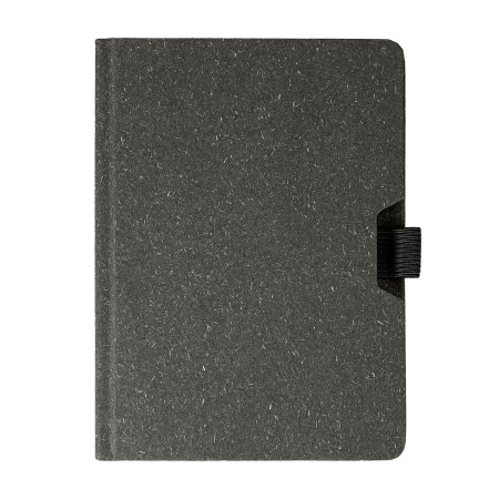 Блокнот MEMO, размер 130*170 мм, черный, блок в клетку