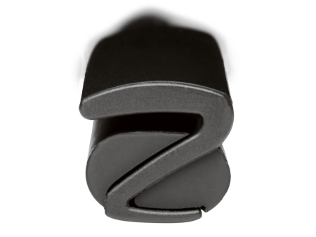 Ручка пластиковая soft-touch шариковая Zorro, черный