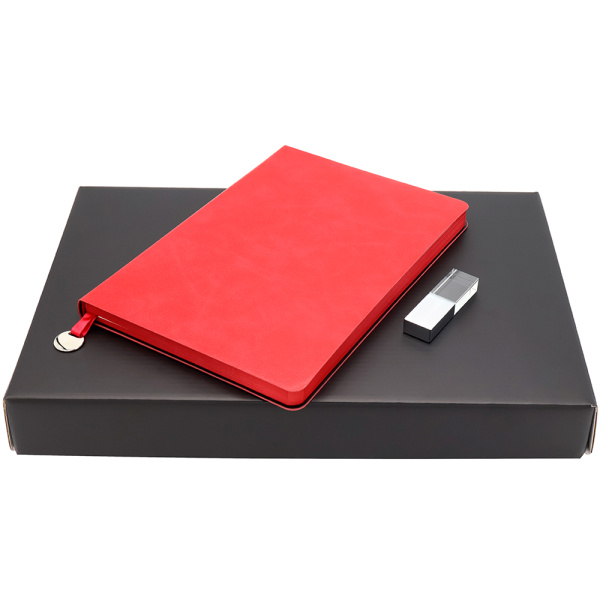 Подарочный набор ЗАМЕТЬ И ЗАПОМНИ, красный