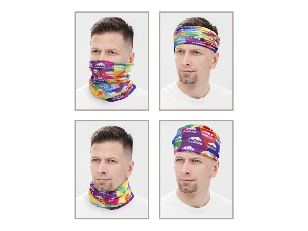 Многофункциональная бандана с возможностью полноцветной печати