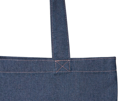 Джинсовая сумка-шоппер Indigo  с широкими лямками