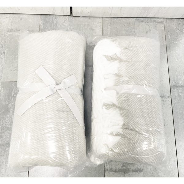 Плед акриловый SUPER SOFT NATURE, белый