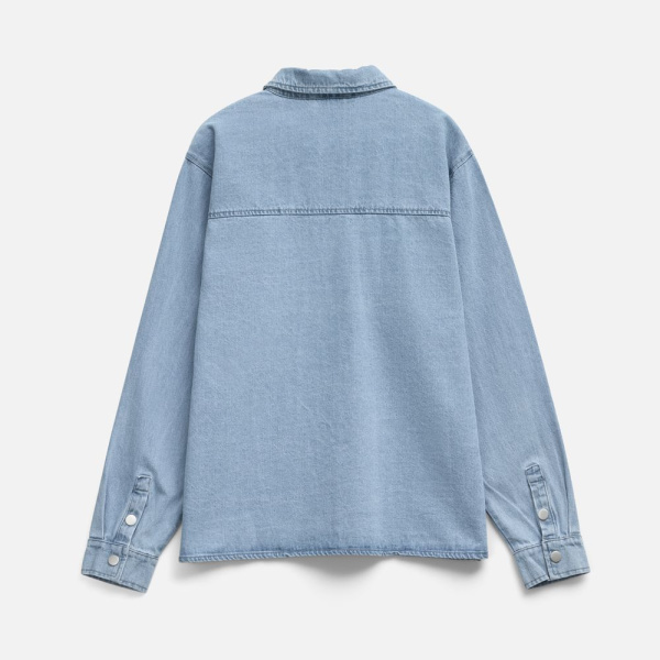 Куртка джинсовая O3, голубая, размер XS/S