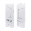 Настольная лампа Geek с беспроводной зарядкой (белый)