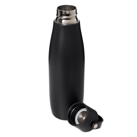 Термобутылка вакуумная герметичная Боска (Bosca), черная