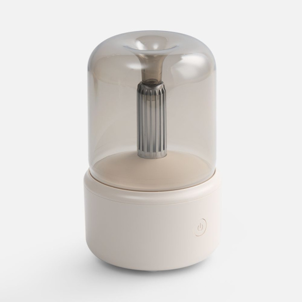 Увлажнитель-ароматизатор с подсветкой mistFlicker, молочно-белый