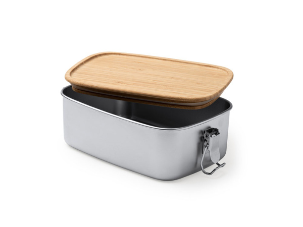Ланч-бокс DAIKON из нержавеющей стали с бамбуковой крышкой