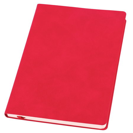 Ежедневник A5 недатированный Farfalla в мягком переплёте, красный