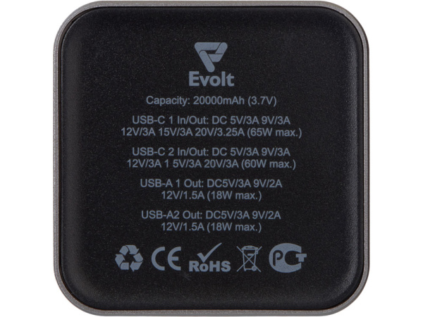 Внешний аккумулятор для ноутбуков Main 65 Вт, 20000 mAh