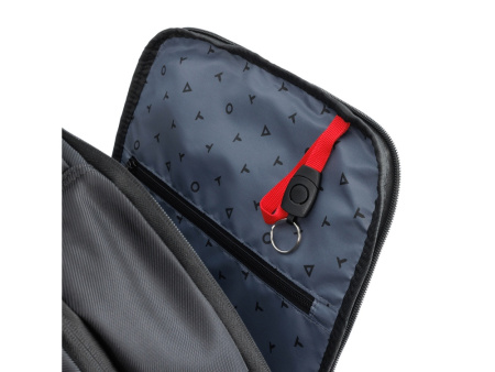 Рюкзак TORBER VOYAGE c отделением для ноутбука 17'', черный, полиэстер 900D, 31х17х44 см, 18 л