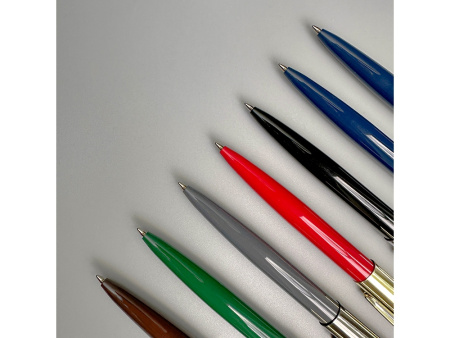 Ручка металлическая шариковая Napoli, зеленый/золотистый