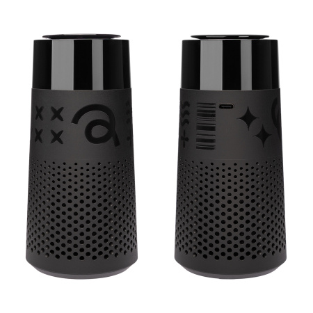 Очиститель воздуха с подсветкой Пьюр (Pure), черный