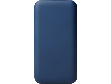 Набор из внешнего акуумулятора и универсального кабеля с подсветкой лого Reserve LED, 10000mAh, темно-синий Набор из внешнего акуумулятора и универсального кабеля с подсветкой лого Reserve LED, 10000mAh, темно-синий