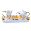 Набор "Мелисса" (молочник и сахарница на блюдце), 17 * 8,5 *7 см 167379