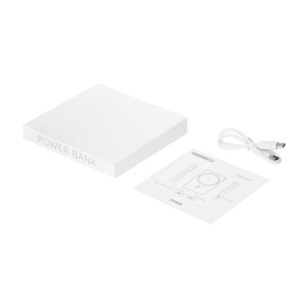 Внешний аккумулятор Largo PD 5000mAh с функцией беспроводной зарядки 15W, белый